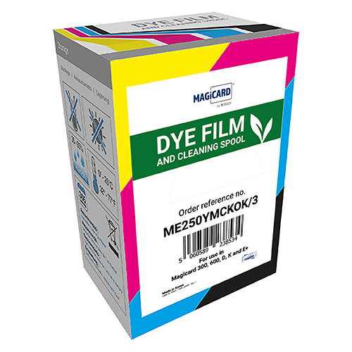 Magicard ME250YMCKOK/3 色带与制卡耗材